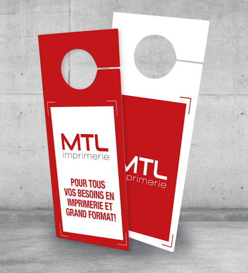 Accroche-portes - direct et efficace - MTL Imprimerie